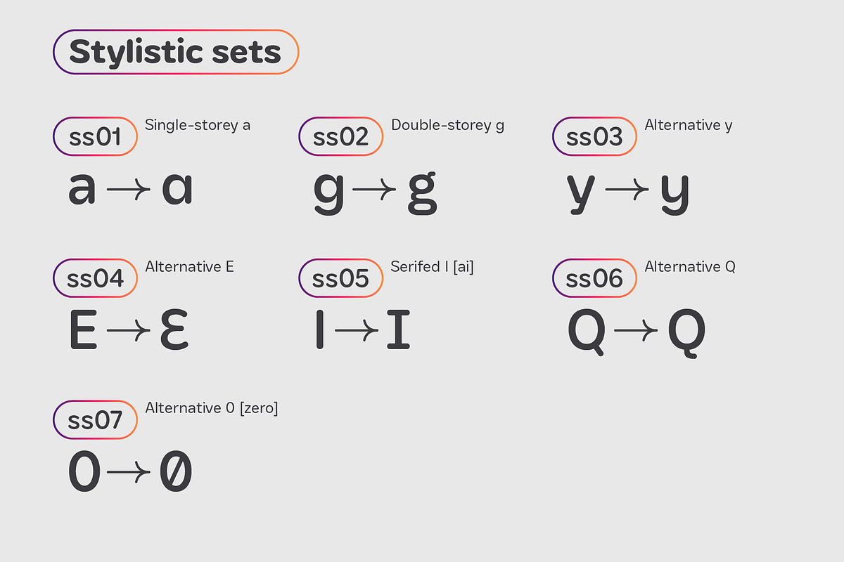 YNF Orion | Rounded sans serif, a Sans Serif Font by YNF (Photo 18 of 45)
