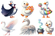 Halloween Goose Clipart, an Illustration by Pixels.Craft (Thumbnail 2 of 7)