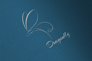 Dragonfly. Logo Template