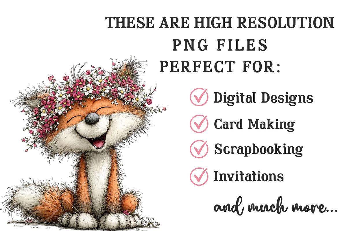 Whimsical Easter Fox Clipart, an Illustration by OK Design (Photo 5 of 6)