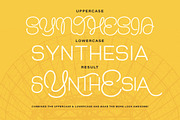 Synthesia Experimental Quirky Font, a Sans Serif Font by Letterhend Studio (Thumbnail 6 of 8)