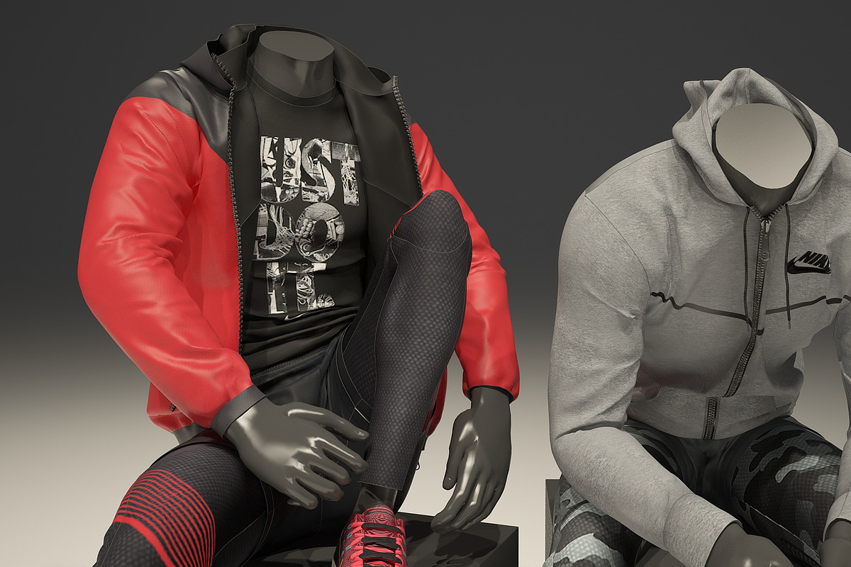 Male mannequin pack 2, a Characters & Person 3D Model by mrGarret (Photo 11 of 15)