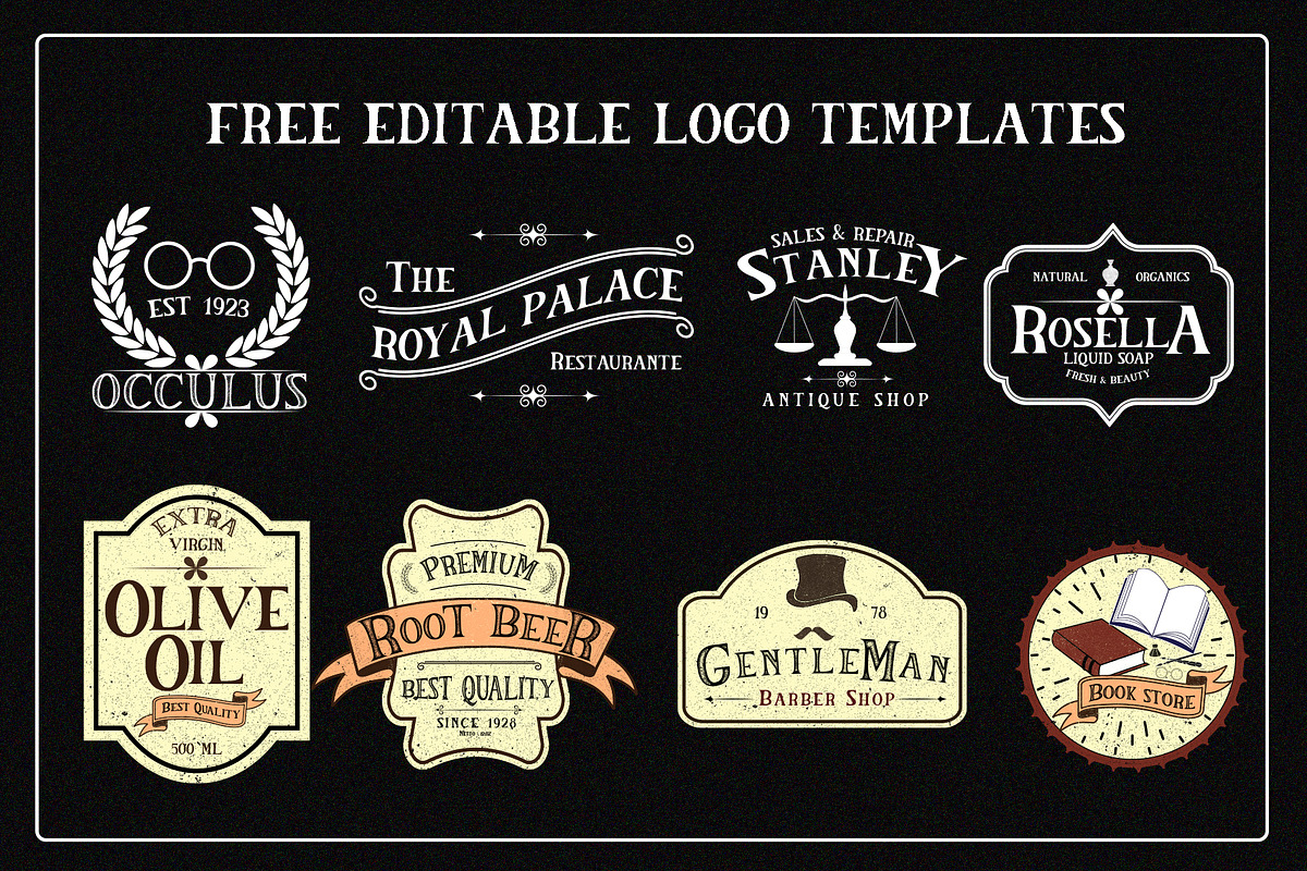The Salvator - Vintage Font Package preview 2