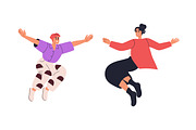 Happy people jumping up set, a Person Illustration by Good Studio (Thumbnail 3 of 12)