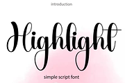 Highlight, a Handwritten Font by FreshTypeINK (Thumbnail 1 of 7)