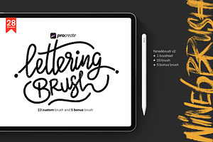 SALE Nine6brush v2 Procreate