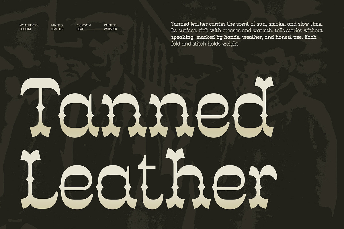 CS Silence – Tuscan Font, a Sans Serif Font by Craft Supply Co. (Photo 2 of 8)