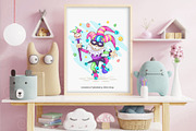 Cheerful cartoon joker. Tshirt, PNG., a Person Illustration by KENO Mascots (Thumbnail 3 of 4)
