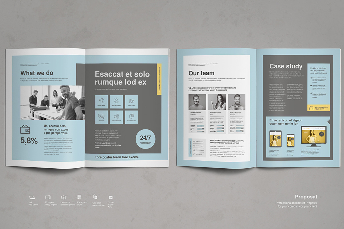 Professional Proposal, a Brochure Template by TypoEdition (Photo 2 of 4)