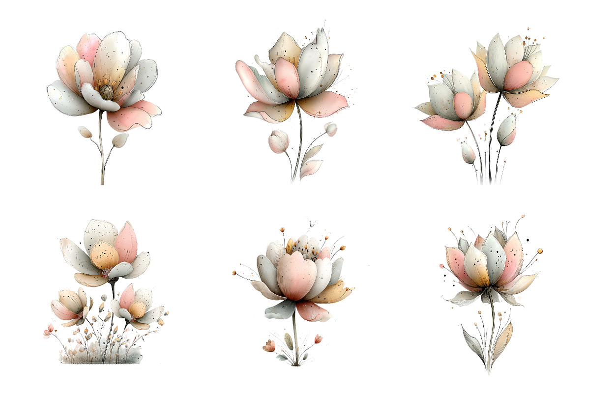 Whimsical spring tulip flower png, an Illustration by SinaCreation (Photo 3 of 11)