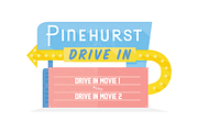 Drive In Movies, an Illustration by CSA Creative Studio (Thumbnail 3 of 4)