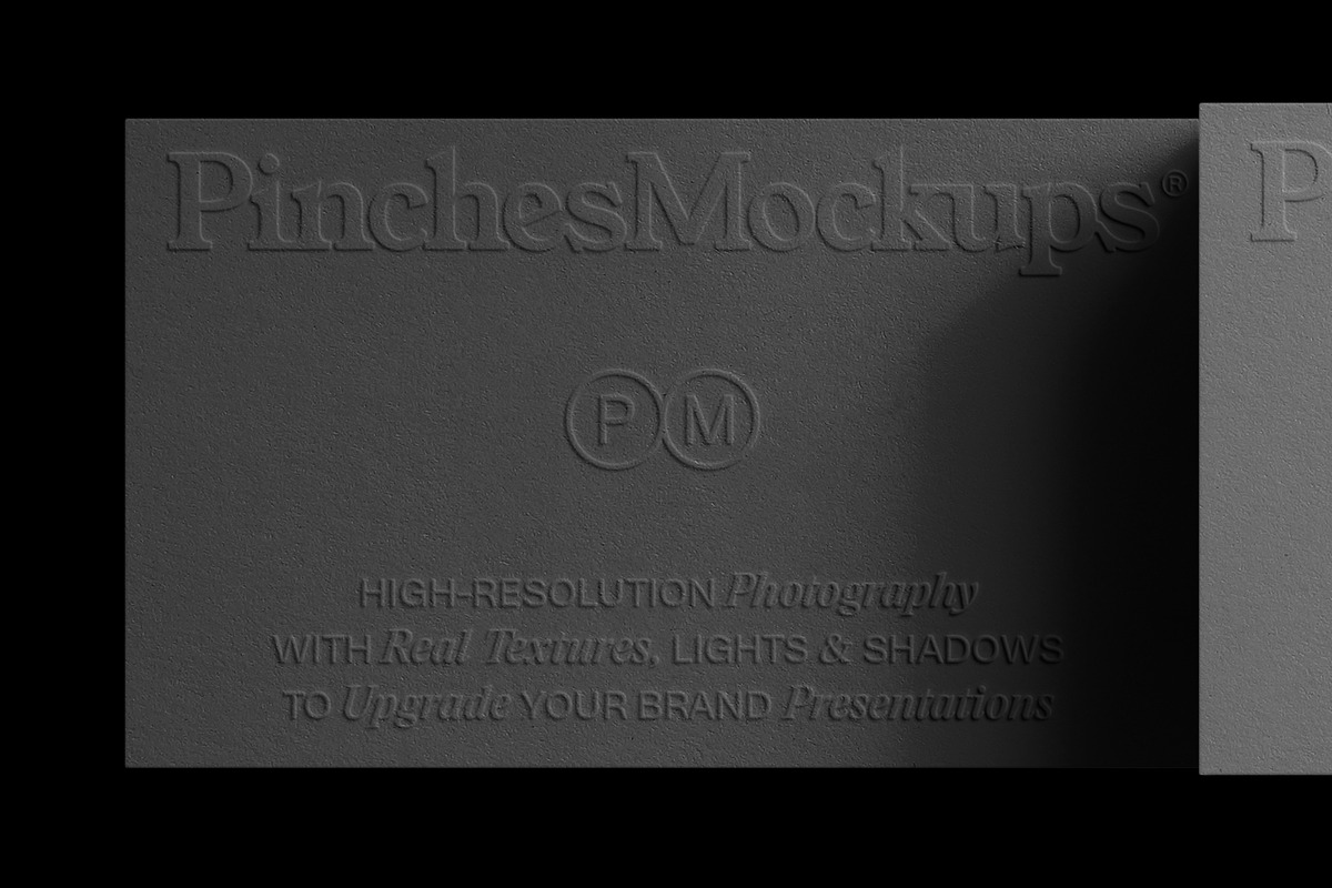 Embossed Business Cards Mockup, a Product Mockup by PinchesMockups© (Photo 2 of 6)