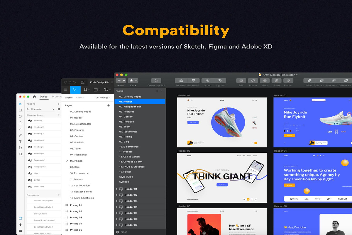 Kraft Web UI Kit, an UI Kit Template by Lumina_ui_ux202 (Photo 4 of 10)
