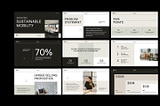 Minimal Black White Pitch Deck Googl, a Presentation Template by Neermana (Thumbnail 2 of 4)