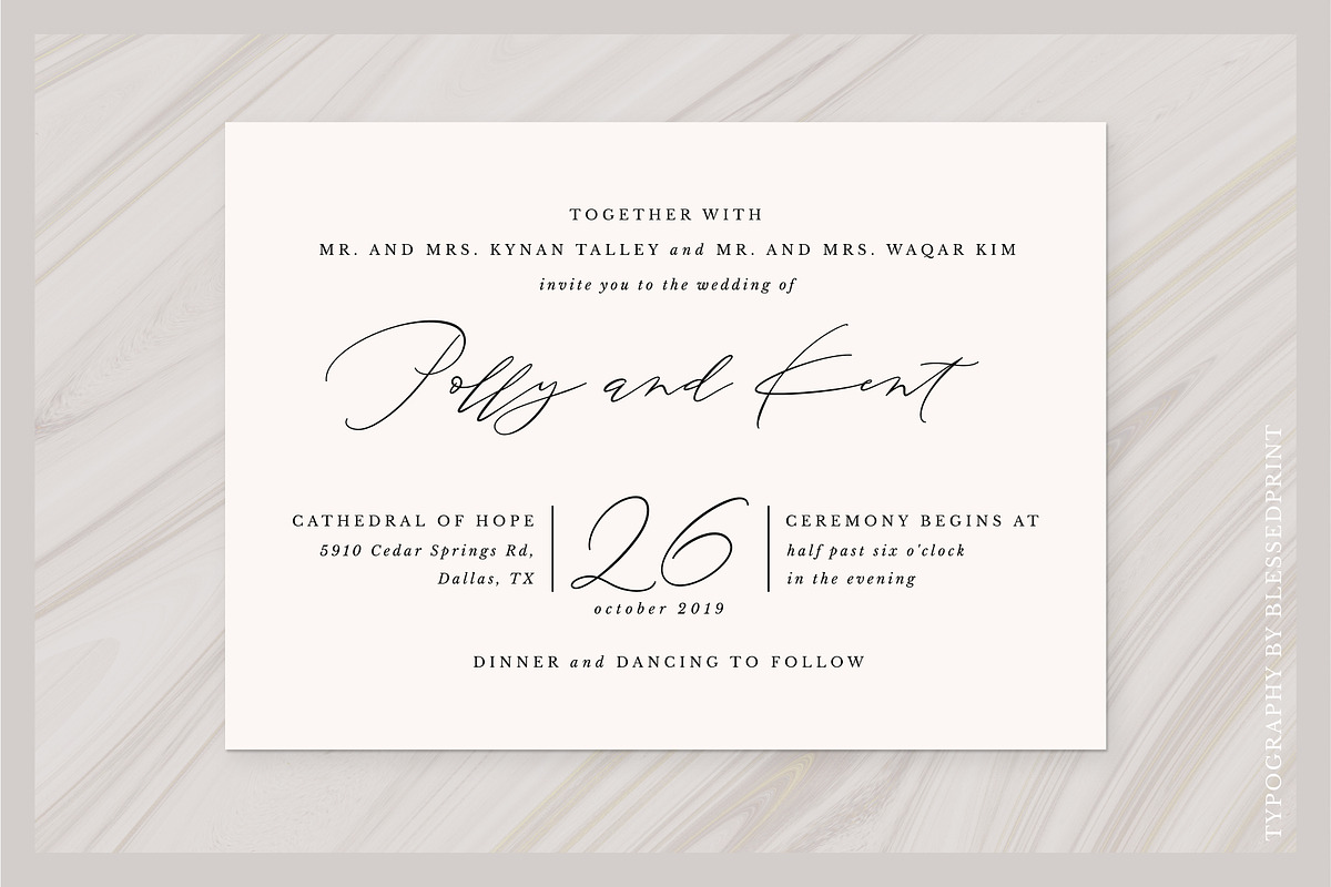 DolceVita - templett & corjl license, a Script Font by Blessed Print (Photo 8 of 13)