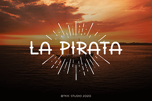 La Pirata - Tattoo Font