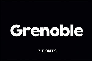 Grenoble, a Sans Serif Font by Umitype