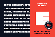 Blockage Block-Style Typeface, a Sans Serif Font by alpercakici (Thumbnail 10 of 15)