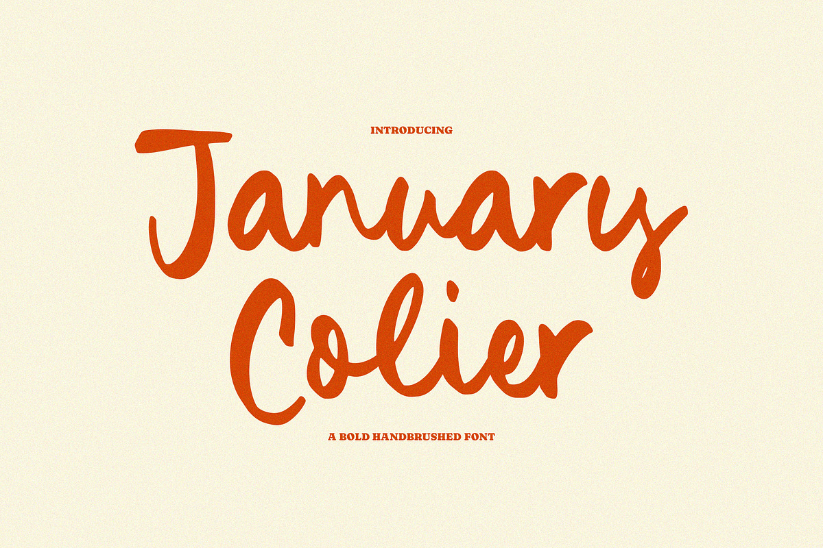 January Colier Font, a Handwritten Font by Timurtype (Photo 1 of 7)
