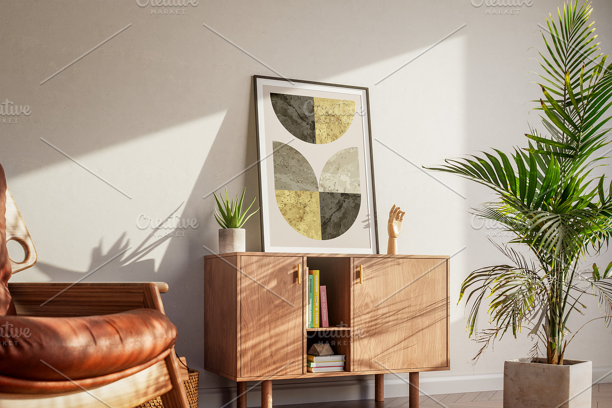 Textured Geometric Wall Art Print, a Background Graphic by C Design Studio (Photo 5 of 7)