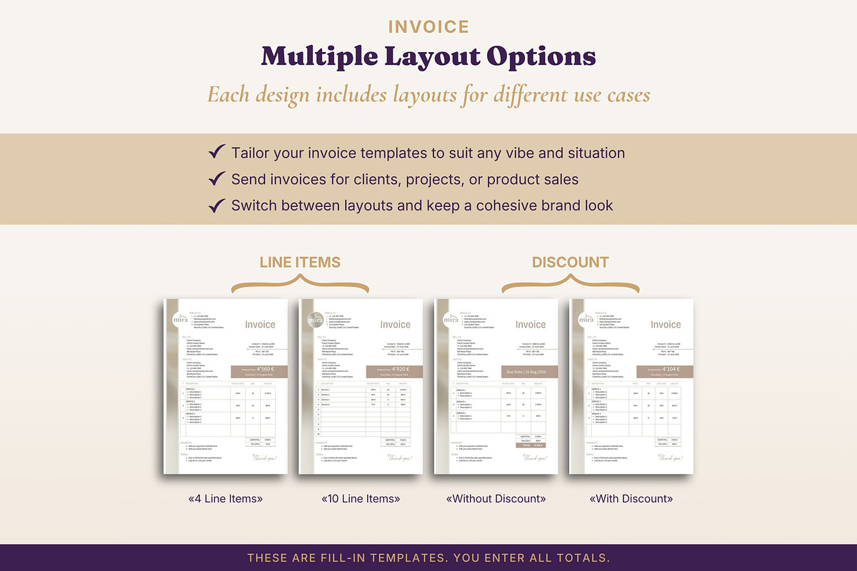 Business Starter Kit 3 Products, a Stationery Template by B2 Studio (Photo 6 of 19)