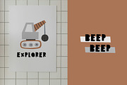 Cute Trucks, a Transportation Illustration by Barkova Nadya (Thumbnail 6 of 7)