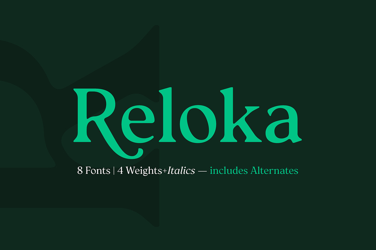 Reloka, a Serif Font by Locomotype (Photo 1 of 12)