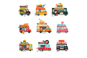 Food Trucks Collection, Street Meal