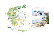 Watercolor Map Creator Wedding, an Illustration by Kaya Fonts (Thumbnail 14 of 23)