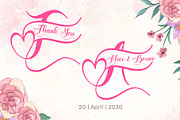 Beautiful Catherine Monogram, a Handwritten Font by Yoga Letter (Thumbnail 2 of 7)
