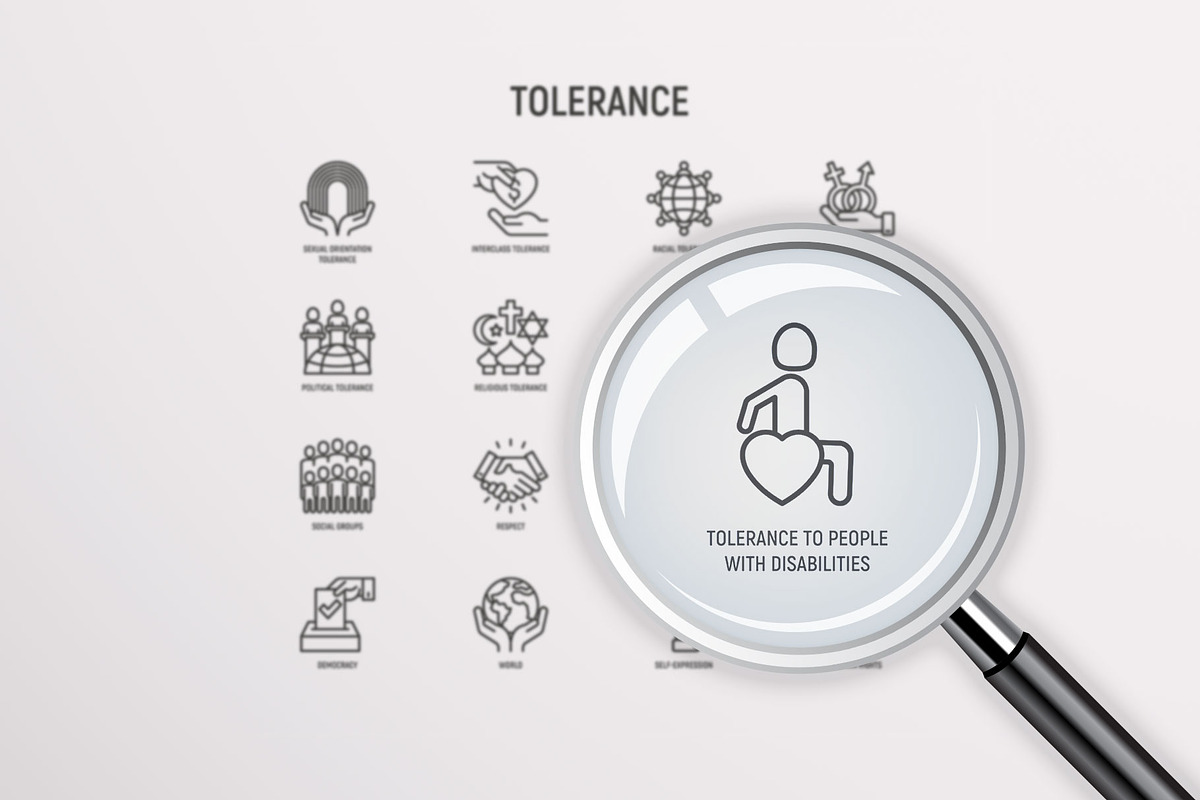 Tolerance | 16 Thin Line Icons Set, a Solid Icon by Alex Blogoodf (Photo 10 of 11)