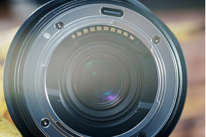 Detailed view of a camera lens mount, a Technology Photo by darksoul72