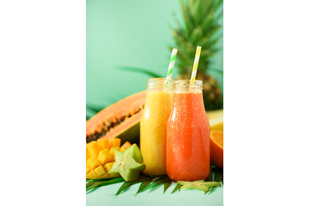 Juicy papaya and pineapple, mango, a Food & Drink Photo by Enjoy Photo