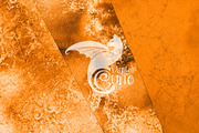 Seamless Distressed Orange Textures, a Texture Graphic by Digital Curio (Thumbnail 5 of 5)