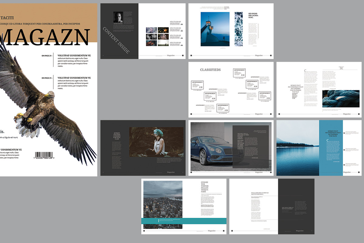 Magazine Template 07, a Magazine Template by pmvch (Photo 2 of 12)