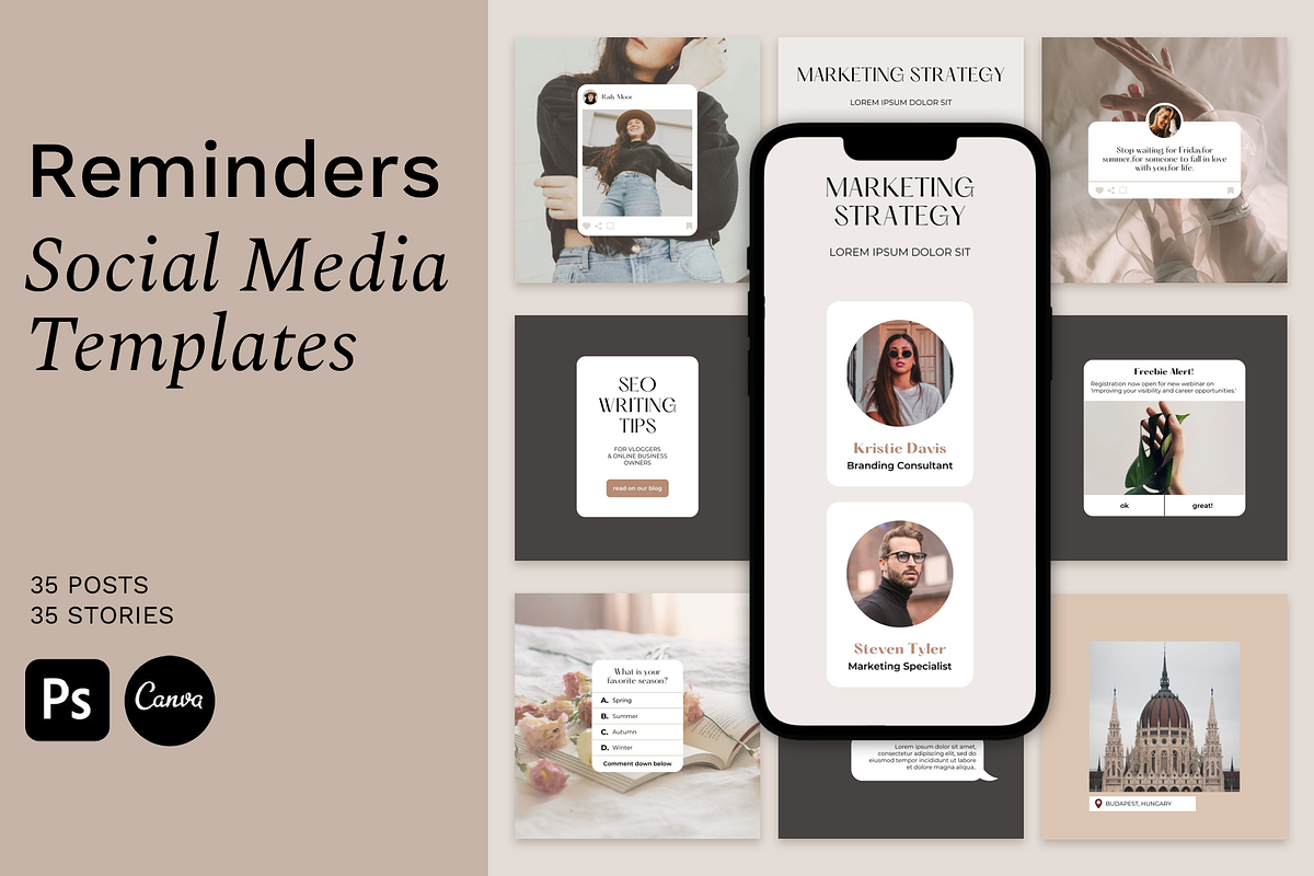Instagram Engagement Boosters Pack, a Social Media Template by Bonumo (Photo 1 of 11)