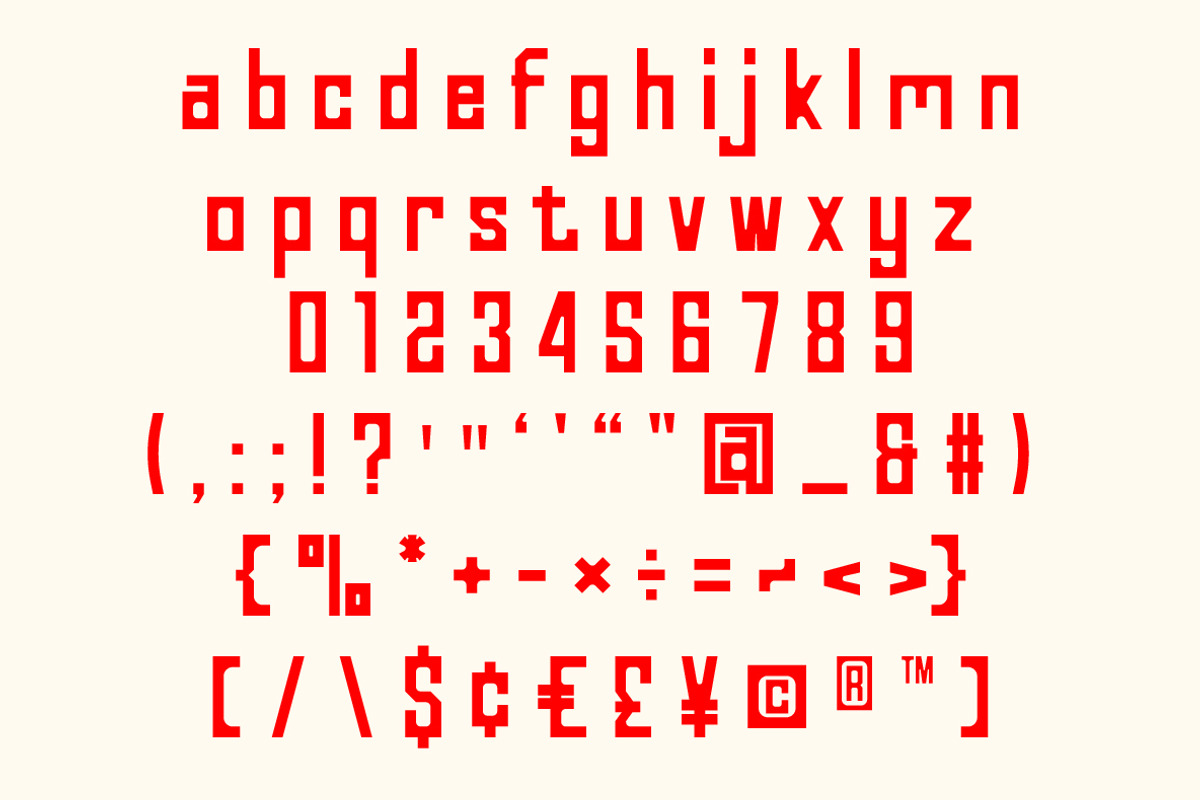 Kubora - Condensed Geometric Display, a Sans Serif Font by Nian Keun Studio (Photo 4 of 10)