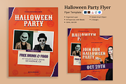 Halloween Party Flyer & Canva, a Flyer Template by Attype (Thumbnail 1 of 5)