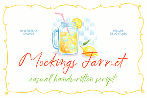 Mockings Jarmet Casual Handwritten