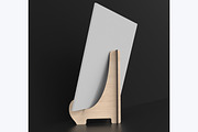 Easel Display Stand Laser Cut Files, an Object Graphic by ThemeXDigital (Thumbnail 4 of 7)