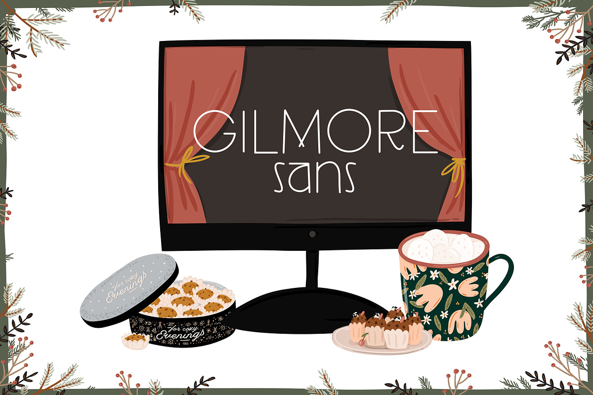 gilmore sans, a Sans Serif Font by OnTheSpotStudio (Photo 1 of 3)