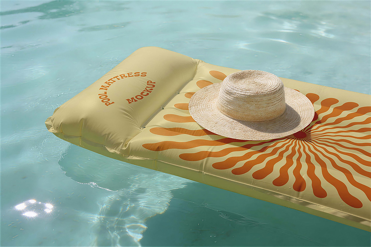 Summer Pool Mattress Mockup, a Product Mockup by Pitchlook.Studio (Photo 4 of 4)