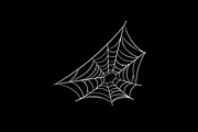 Spider Web Vector Set, an Animal Illustration by Creathub Studio (Thumbnail 2 of 6)