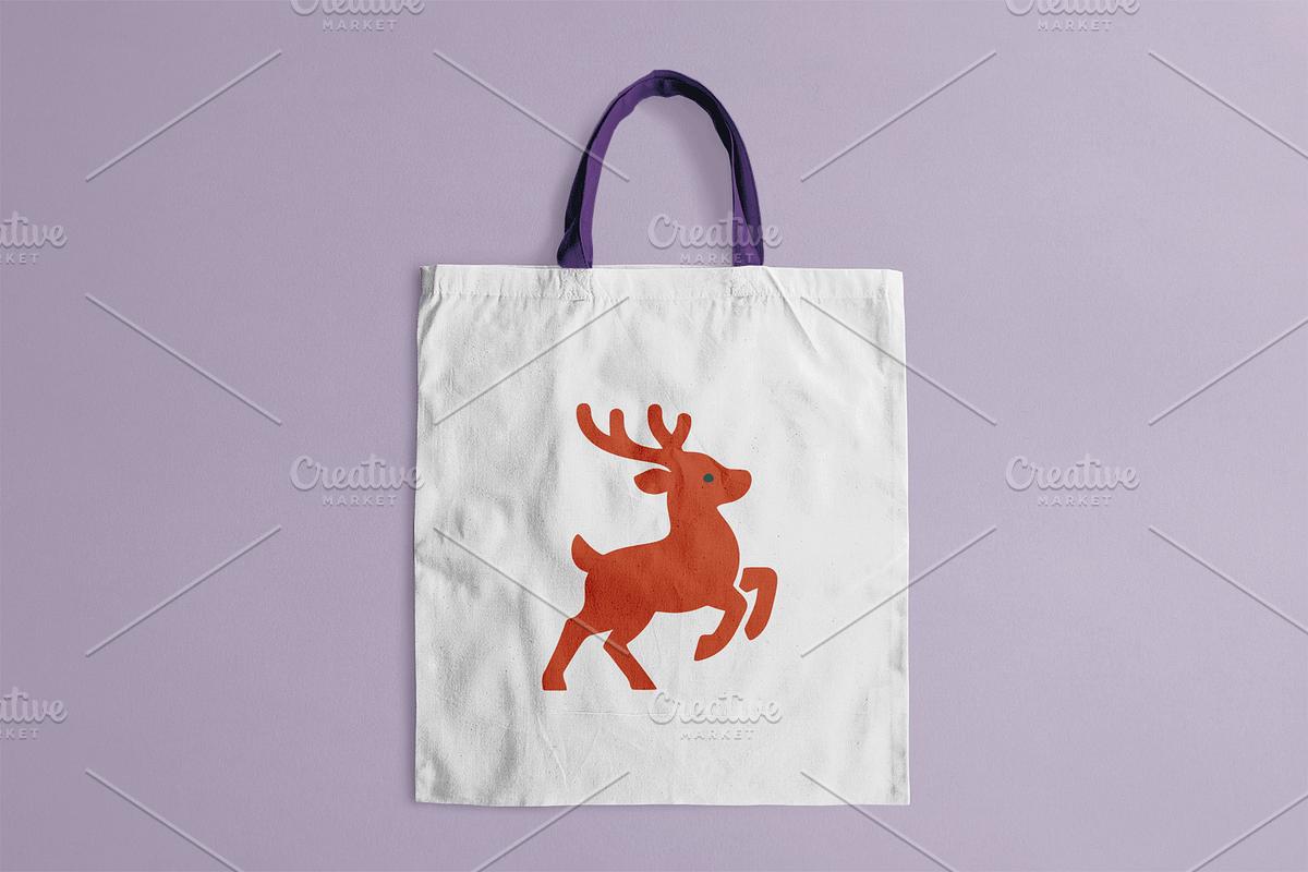 Playful Red Reindeer Logo, a Branding & Logo Template by Vectorium Studio (Photo 2 of 2)