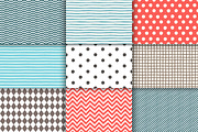 Geometric seamless patterns set, a Pattern Graphic by IreneArt illustrations (Thumbnail 3 of 4)