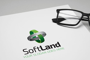 SoftLand Business Clean Logo