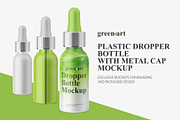 Matte Dropper Bottle With Metal Cap, a Product Mockup by Green Art (Thumbnail 1 of 5)