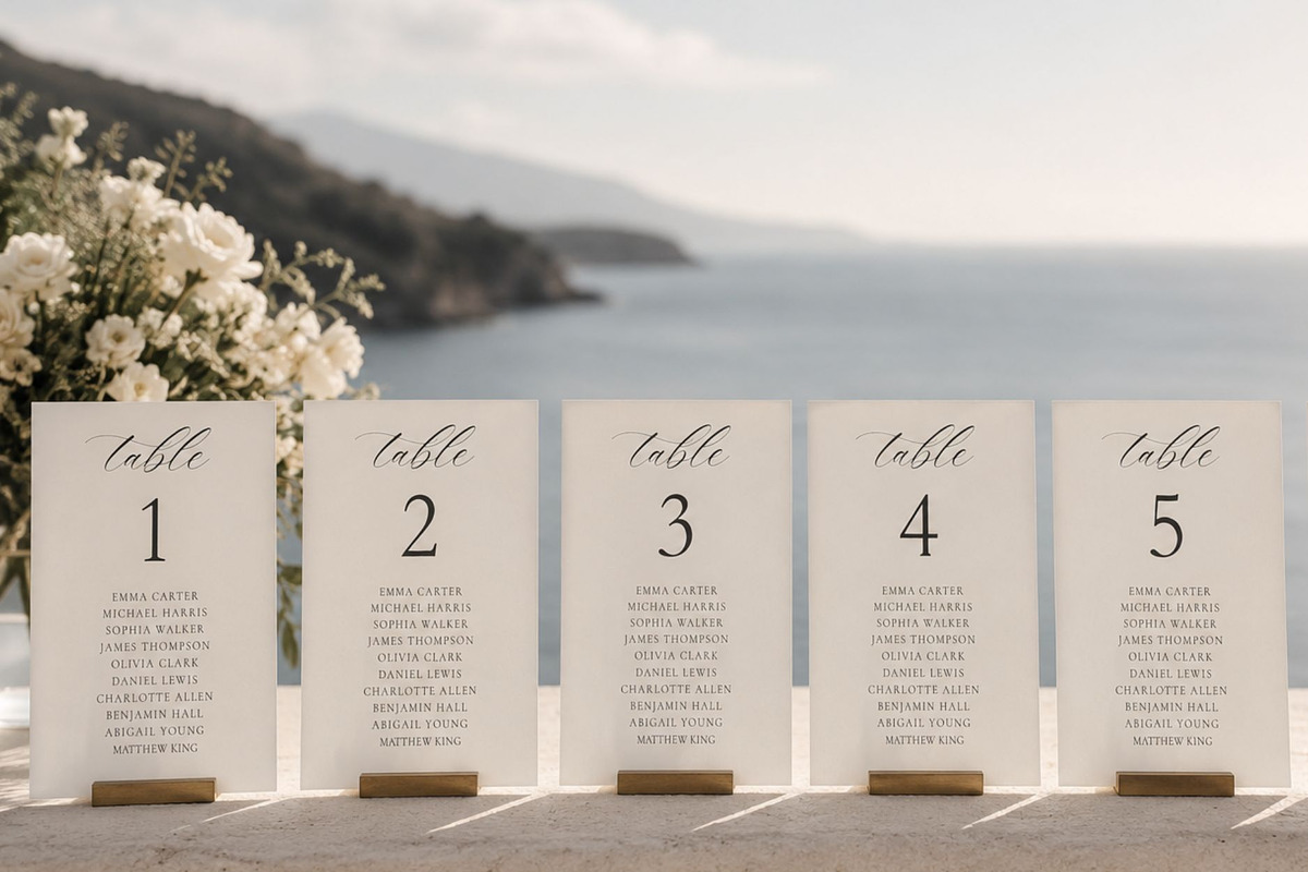 Wedding Seating Chart: CanvaTemplate, a Card Template by Arfis (Photo 8 of 10)