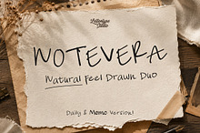 Notevera Duo - Natural Handwritten