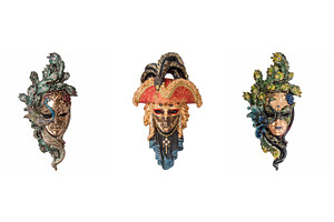Venetian masks for masquerade